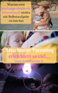Pin Attachment Parenting, bindungsorientierte Elternschaft
