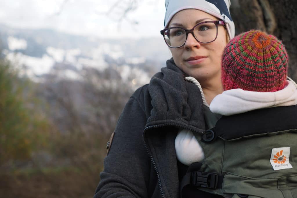 Baby in Ergobaby Carrier Omni 360